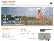 Tablet Screenshot of mainstream-measurements.com